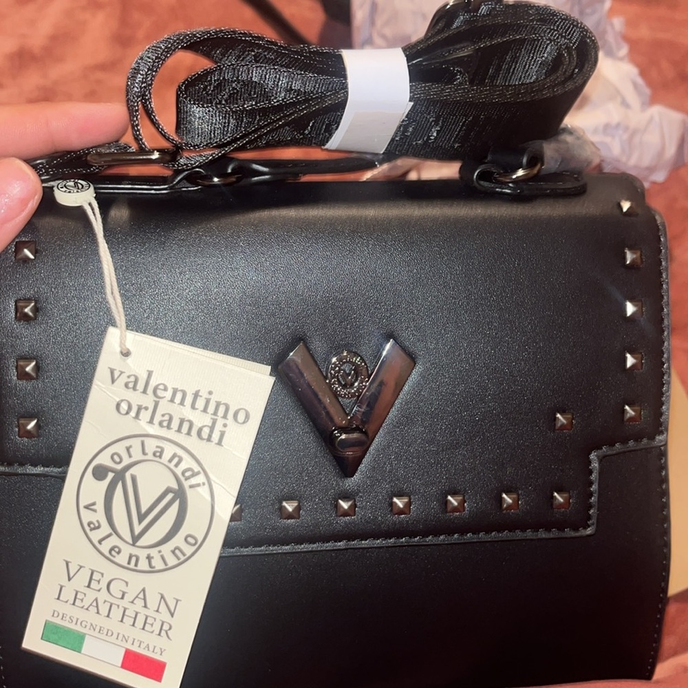 Black Studded Handbag
